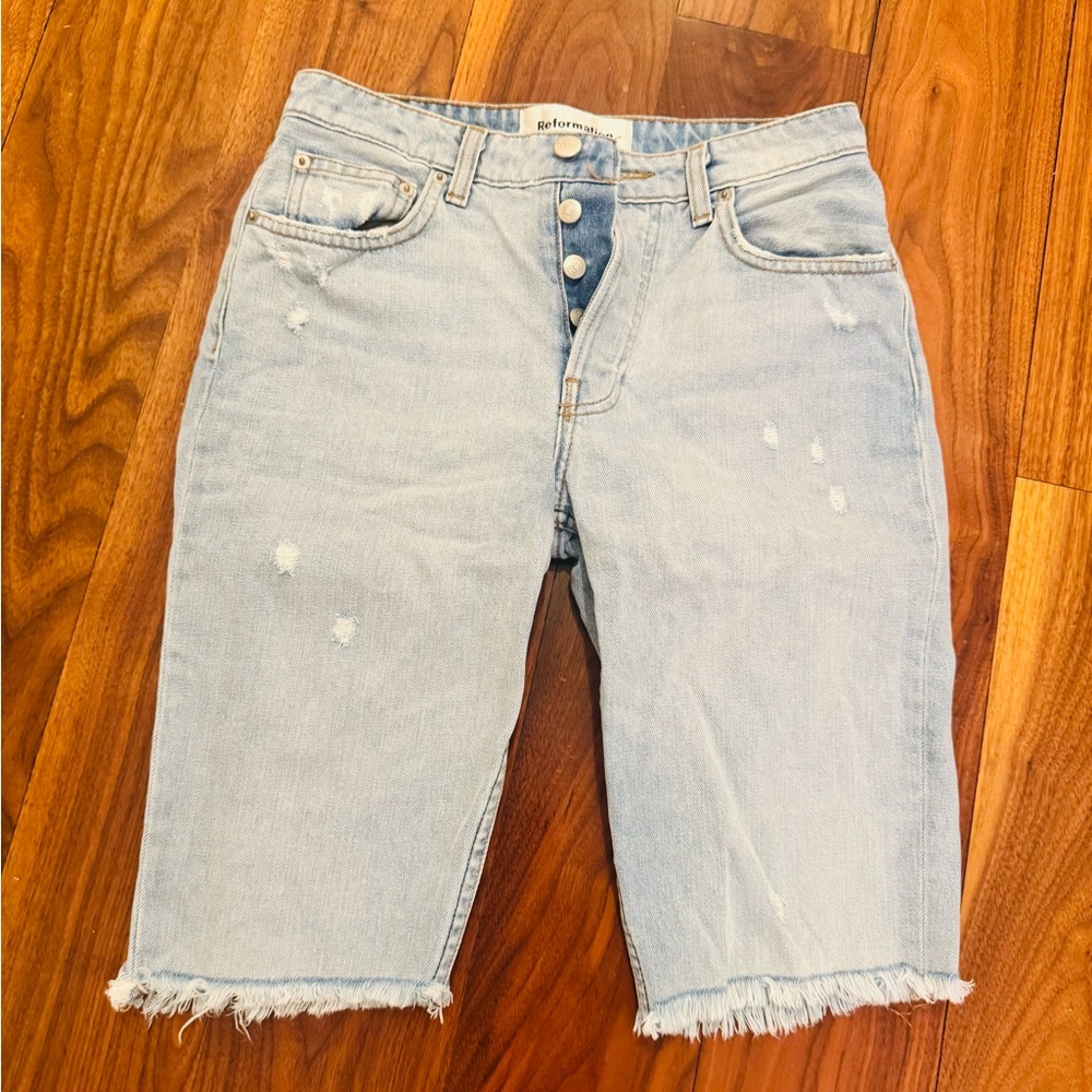 Reformation Denim Shorts